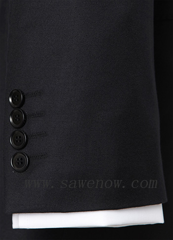 黑色西裝定制SWN84150細節
