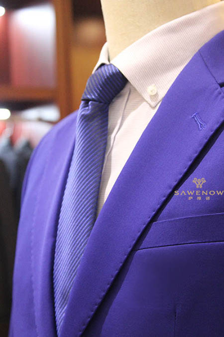 龍先生定制西服細(xì)節(jié)展示1