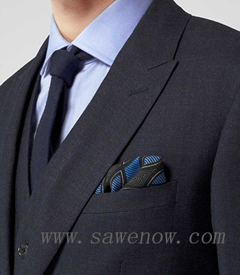 套裝男士西服定制SWN84607細節
