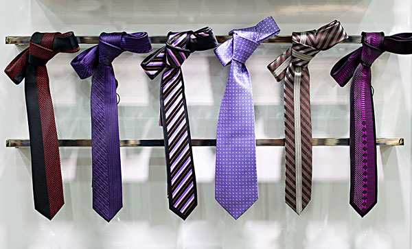 羅湖西裝定制領帶選擇